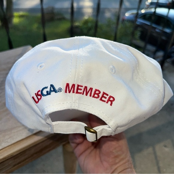2017 U.S. Open Championship Erin Hills USGA Member White Strapback Hat Cap - Picture 5 of 7
